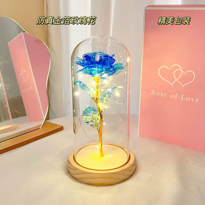 永生玫瑰花燈｜浪漫夜燈禮盒