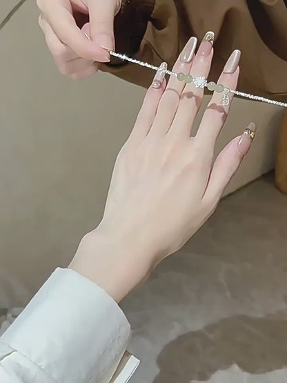 【S999碎銀手鏈】新款足銀女款｜輕奢純銀飾品｜送女友/媽媽/生日禮物