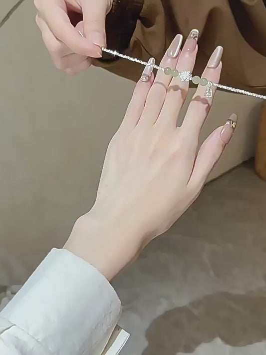 【S999碎銀手鏈】新款足銀女款｜輕奢純銀飾品｜送女友/媽媽/生日禮物